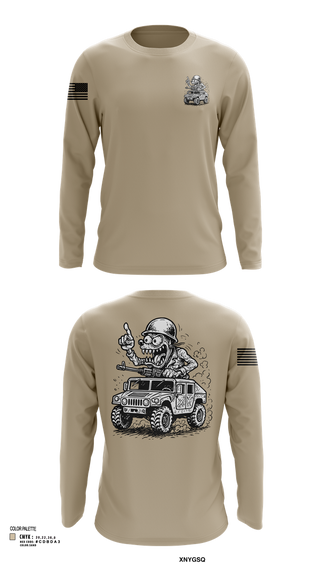 Long Sleeve Performance Shirt, 278th JMTG-U Mayors Cell Mech., , Teamtime, Team time, sublimation, custom sports apparel, team uniforms, spirit wear, spiritwear, sports uniforms, custom shirts, team store, custom team store, fundraiser sports, apparel fundraiser
