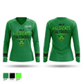 Walter Johnson High School Wildcats 54894865 Women's Long Sleeve V-neck Shirt - 1