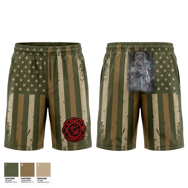 Athletic Shorts With Pockets, Middle inlet fire department, Fire Department, Teamtime, Team time, sublimation, custom sports apparel, team uniforms, spirit wear, spiritwear, sports uniforms, custom shirts, team store, custom team store, fundraiser sports, apparel fundraiser