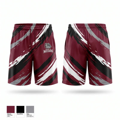EARLE BULLDOGS Mens Basketball Shorts - 1