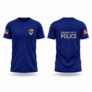 Short Sleeve Performance Shirt, Heber City Police Department, Police, Teamtime, Team time, sublimation, custom sports apparel, team uniforms, spirit wear, spiritwear, sports uniforms, custom shirts, team store, custom team store, fundraiser sports, apparel fundraiser