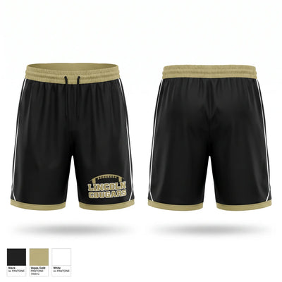 Lincoln Cougars Athletic Shorts With Pockets - 1