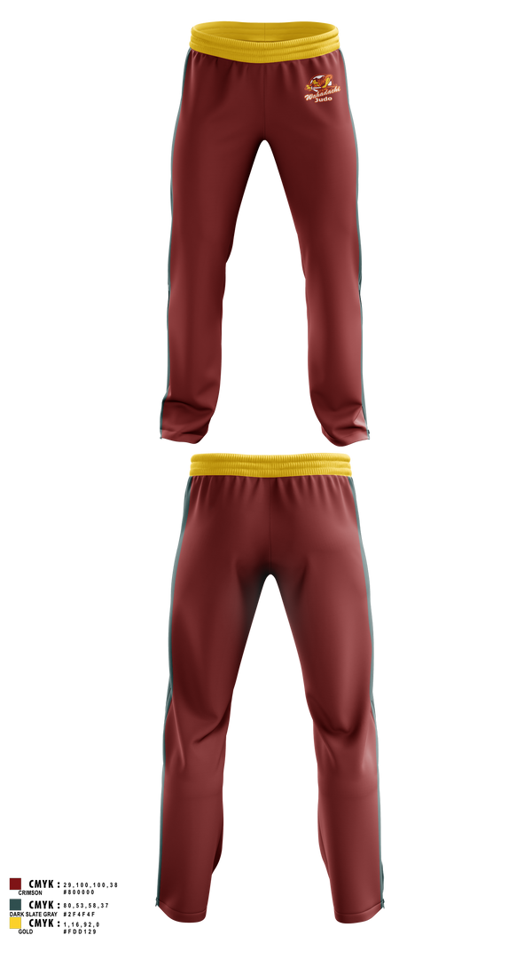 Sweatpants, Wahadachi Judo, , Teamtime, Team time, sublimation, custom sports apparel, team uniforms, spirit wear, spiritwear, sports uniforms, custom shirts, team store, custom team store, fundraiser sports, apparel fundraiser