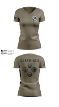 SJAFB ALS 10806757 Women's Short Sleeve V-neck Shirt - 1