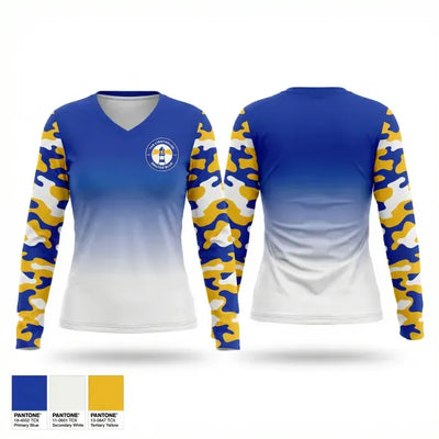 Lighthouse Soccer Club 54392763 Women's Long Sleeve V-neck Shirt - 1