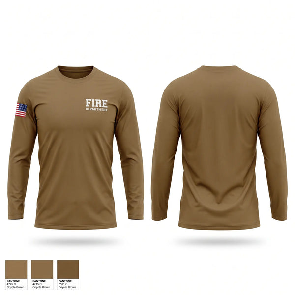 Long Sleeve Performance Shirt, Fire department, Fire Department, Teamtime, Team time, sublimation, custom sports apparel, team uniforms, spirit wear, spiritwear, sports uniforms, custom shirts, team store, custom team store, fundraiser sports, apparel fundraiser
