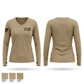 B CO 2ND PLT RRBN 6452103 Women's Long Sleeve V-neck Shirt - 1