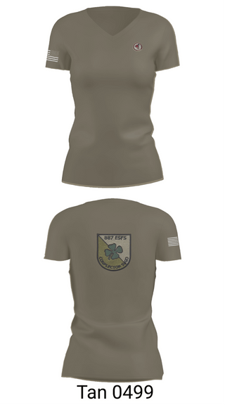 Womens Short Sleeve Vneck Shirt, 887 esfs, Air Force, Teamtime, Team time, sublimation, custom sports apparel, team uniforms, spirit wear, spiritwear, sports uniforms, custom shirts, team store, custom team store, fundraiser sports, apparel fundraiser