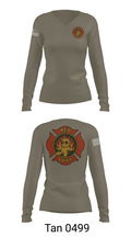 City of Lake Geneva Fire Department 76395935 Women's Long Sleeve V-neck Shirt - 77