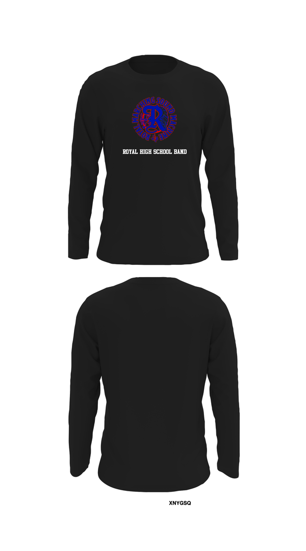 Long Sleeve Performance Shirt, Royal High School Band, Spirit Store, Teamtime, Team time, sublimation, custom sports apparel, team uniforms, spirit wear, spiritwear, sports uniforms, custom shirts, team store, custom team store, fundraiser sports, apparel fundraiser