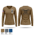 1-82 FA C BRTY MECHANICS Women's Long Sleeve V-neck Shirt - 1