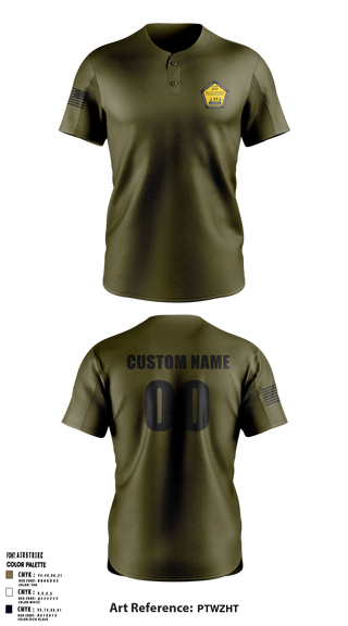 Two Button Baseball Jersey, AR-MEDCOM, Army, Teamtime, Team time, sublimation, custom sports apparel, team uniforms, spirit wear, spiritwear, sports uniforms, custom shirts, team store, custom team store, fundraiser sports, apparel fundraiser