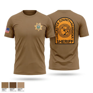 Short Sleeve Performance Shirt, Lancaster County Sheriff's Office, Police, Teamtime, Team time, sublimation, custom sports apparel, team uniforms, spirit wear, spiritwear, sports uniforms, custom shirts, team store, custom team store, fundraiser sports, apparel fundraiser