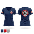 IAFF L4940 Women's Short Sleeve V-neck Shirt - 1