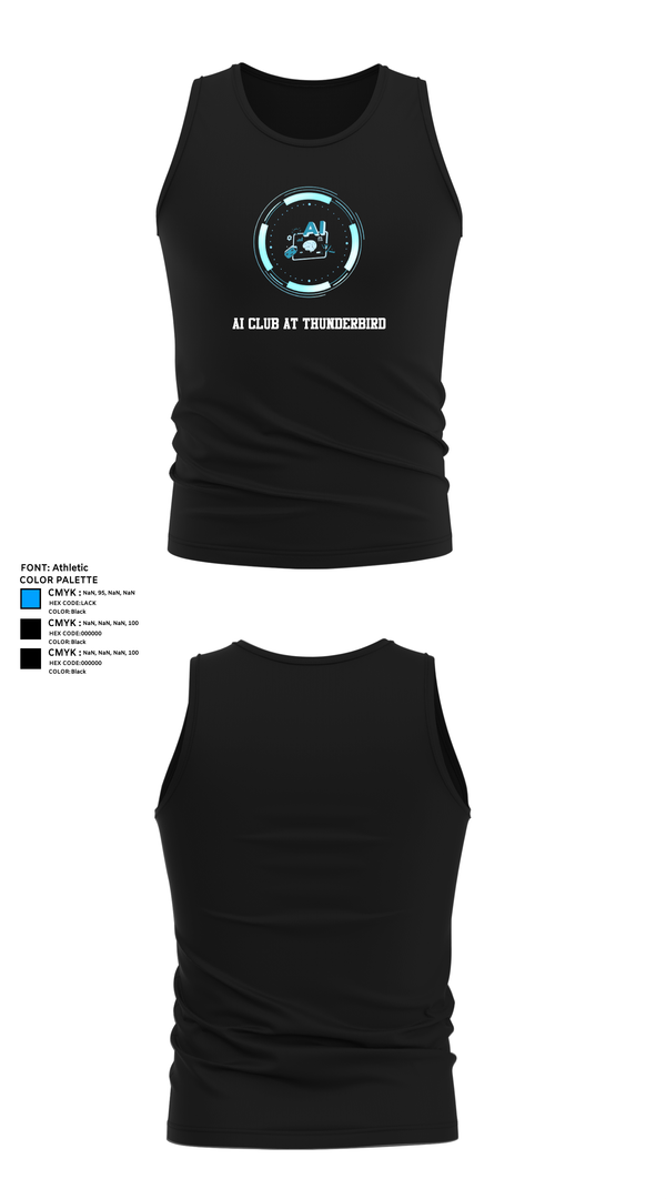Tank Top, AI club at Thunderbird, , Teamtime, Team time, sublimation, custom sports apparel, team uniforms, spirit wear, spiritwear, sports uniforms, custom shirts, team store, custom team store, fundraiser sports, apparel fundraiser