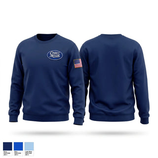 Crew Neck Sweatshirt, CINRET North, Police, Teamtime, Team time, sublimation, custom sports apparel, team uniforms, spirit wear, spiritwear, sports uniforms, custom shirts, team store, custom team store, fundraiser sports, apparel fundraiser