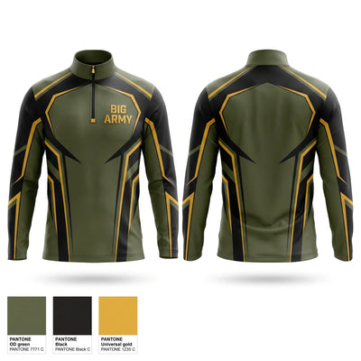 BIG ARMY 21346576 Quarter Zip Jacket - 1