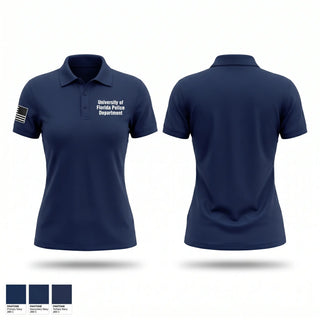 Short Sleeve Performance Polo, University of Florida Police Department, Police, Teamtime, Team time, sublimation, custom sports apparel, team uniforms, spirit wear, spiritwear, sports uniforms, custom shirts, team store, custom team store, fundraiser sports, apparel fundraiser