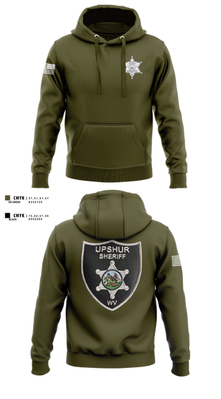 Hoodie, Upshur County Sheriff’s Office, Police, Teamtime, Team time, sublimation, custom sports apparel, team uniforms, spirit wear, spiritwear, sports uniforms, custom shirts, team store, custom team store, fundraiser sports, apparel fundraiser