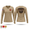 Warrant Officer Store Women's Long Sleeve V-neck Shirt - 1