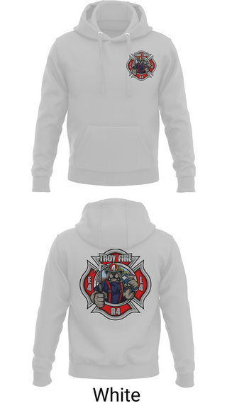 Hoodie, Troy Fire Department Station 4, Fire Department, Teamtime, Team time, sublimation, custom sports apparel, team uniforms, spirit wear, spiritwear, sports uniforms, custom shirts, team store, custom team store, fundraiser sports, apparel fundraiser