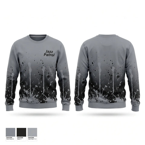 Crew Neck Sweatshirt, Jazz Patrol, , Teamtime, Team time, sublimation, custom sports apparel, team uniforms, spirit wear, spiritwear, sports uniforms, custom shirts, team store, custom team store, fundraiser sports, apparel fundraiser