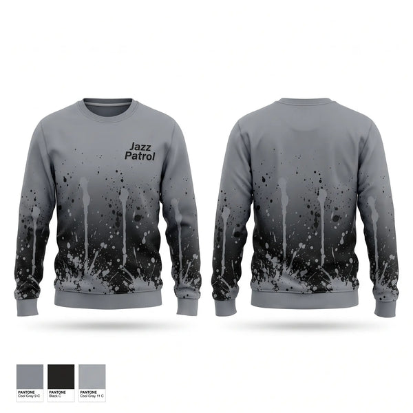 Crew Neck Sweatshirt, Jazz Patrol, , Teamtime, Team time, sublimation, custom sports apparel, team uniforms, spirit wear, spiritwear, sports uniforms, custom shirts, team store, custom team store, fundraiser sports, apparel fundraiser