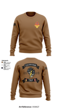 130th FAB Target Acquisition Platoon 22737787 Crew Neck Sweatshirt - 104