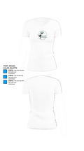 Emerald Illusions Dance Team 67098872 Women's Short Sleeve V-neck Shirt - 18