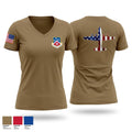 179th AW Women's Short Sleeve V-neck Shirt - 1