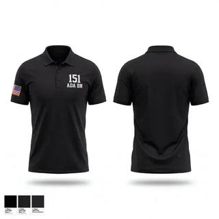 Short Sleeve Performance Polo, 1-51 ADA BN, Army, Teamtime, Team time, sublimation, custom sports apparel, team uniforms, spirit wear, spiritwear, sports uniforms, custom shirts, team store, custom team store, fundraiser sports, apparel fundraiser