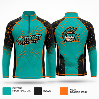 Quarter Zip Jacket, team name, Baseball, Teamtime, Team time, sublimation, custom sports apparel, team uniforms, spirit wear, spiritwear, sports uniforms, custom shirts, team store, custom team store, fundraiser sports, apparel fundraiser