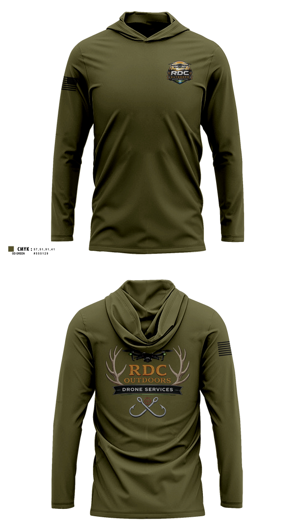 Long Sleeve hooded sunshirt, RDC Outdoors, Police, Teamtime, Team time, sublimation, custom sports apparel, team uniforms, spirit wear, spiritwear, sports uniforms, custom shirts, team store, custom team store, fundraiser sports, apparel fundraiser