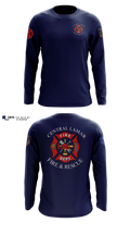 Central Lamar Fire & Rescue Long Sleeve Performance Shirt - 11