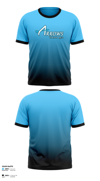 Short Sleeve Performance Shirt, Arrows, Softball, Teamtime, Team time, sublimation, custom sports apparel, team uniforms, spirit wear, spiritwear, sports uniforms, custom shirts, team store, custom team store, fundraiser sports, apparel fundraiser