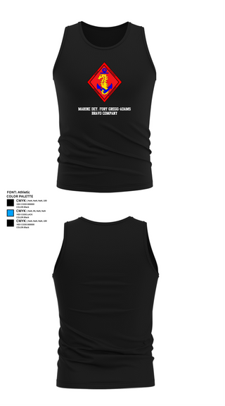Tank Top, Marine Det. Fort Gregg-Adams Bravo Company, , Teamtime, Team time, sublimation, custom sports apparel, team uniforms, spirit wear, spiritwear, sports uniforms, custom shirts, team store, custom team store, fundraiser sports, apparel fundraiser