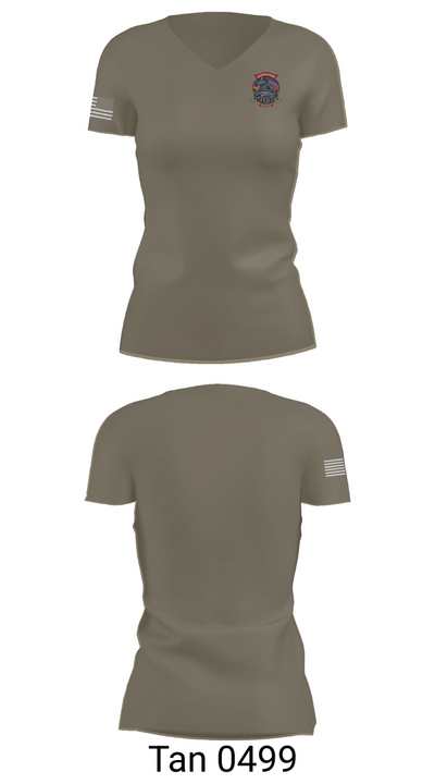 FB 29 40871097 Women's Short Sleeve V-neck Shirt - 68