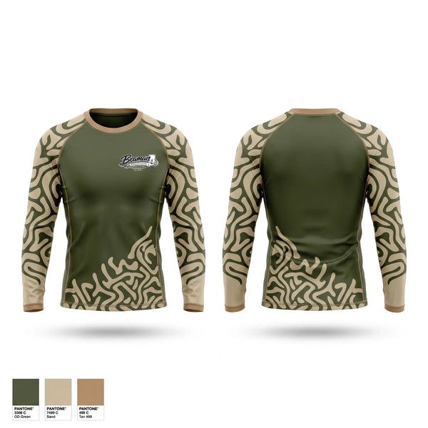 Long Sleeve Rash Guard Shirt, Braman Jiu Jitsu, , Teamtime, Team time, sublimation, custom sports apparel, team uniforms, spirit wear, spiritwear, sports uniforms, custom shirts, team store, custom team store, fundraiser sports, apparel fundraiser