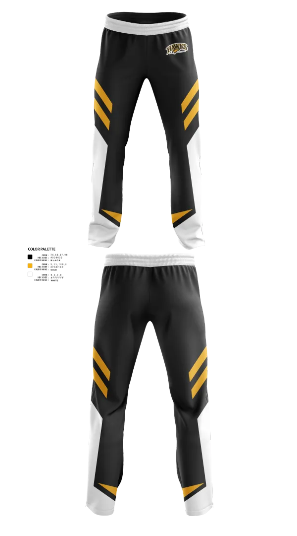 Sweatpants, Hazelwood Central Hawks Volleyball, Women's Volleyball, Teamtime, Team time, sublimation, custom sports apparel, team uniforms, spirit wear, spiritwear, sports uniforms, custom shirts, team store, custom team store, fundraiser sports, apparel fundraiser