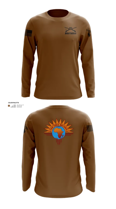 Task Force Bastards 71335130 Long Sleeve Performance Shirt 121