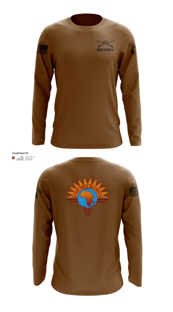 Long Sleeve Performance Shirt, Task Force Bastards, , Teamtime, Team time, sublimation, custom sports apparel, team uniforms, spirit wear, spiritwear, sports uniforms, custom shirts, team store, custom team store, fundraiser sports, apparel fundraiser