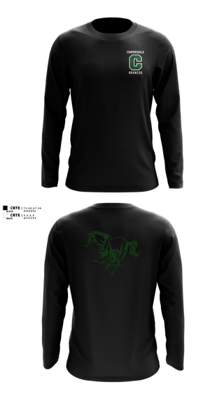 Long Sleeve Performance Shirt, Coopersville Broncos, Wrestling, Teamtime, Team time, sublimation, custom sports apparel, team uniforms, spirit wear, spiritwear, sports uniforms, custom shirts, team store, custom team store, fundraiser sports, apparel fundraiser