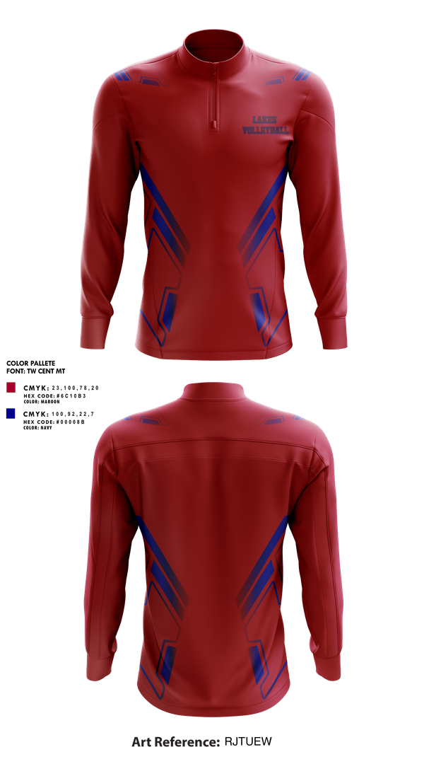 Quarter Zip Jacket, Lakes Volleyball, Women's Volleyball, Teamtime, Team time, sublimation, custom sports apparel, team uniforms, spirit wear, spiritwear, sports uniforms, custom shirts, team store, custom team store, fundraiser sports, apparel fundraiser