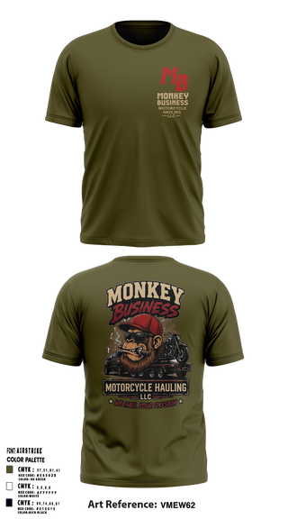 Short Sleeve Performance Shirt, Monkey Business Motorcycle Hauling, , Teamtime, Team time, sublimation, custom sports apparel, team uniforms, spirit wear, spiritwear, sports uniforms, custom shirts, team store, custom team store, fundraiser sports, apparel fundraiser
