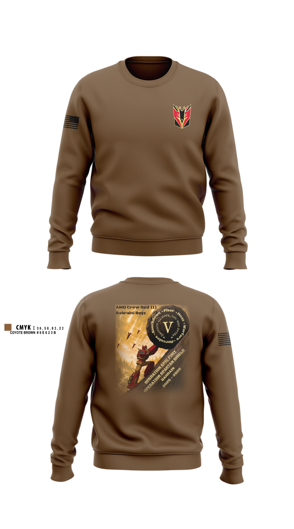Crew Neck Sweatshirt, D/2-43, Army, Teamtime, Team time, sublimation, custom sports apparel, team uniforms, spirit wear, spiritwear, sports uniforms, custom shirts, team store, custom team store, fundraiser sports, apparel fundraiser
