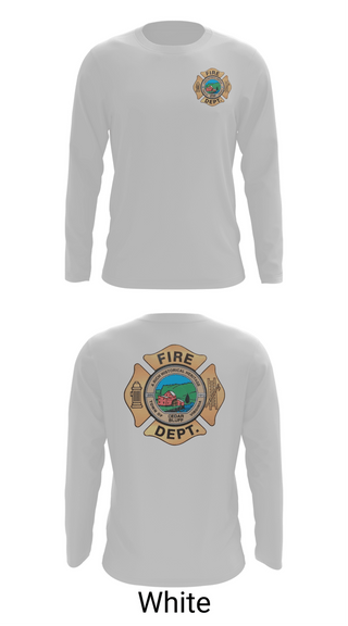 Long Sleeve Performance Shirt, Cedar Bluff Fire Department, Fire Department, Teamtime, Team time, sublimation, custom sports apparel, team uniforms, spirit wear, spiritwear, sports uniforms, custom shirts, team store, custom team store, fundraiser sports, apparel fundraiser