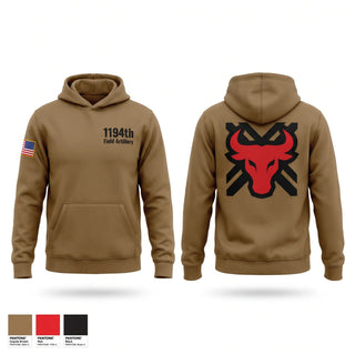 Hoodie, 1-194th Field Artillery, Army, Teamtime, Team time, sublimation, custom sports apparel, team uniforms, spirit wear, spiritwear, sports uniforms, custom shirts, team store, custom team store, fundraiser sports, apparel fundraiser