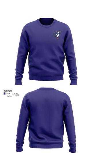 Crew Neck Sweatshirt, Kate Duncan Smith DAR School Volleyball, Women's Volleyball, Teamtime, Team time, sublimation, custom sports apparel, team uniforms, spirit wear, spiritwear, sports uniforms, custom shirts, team store, custom team store, fundraiser sports, apparel fundraiser