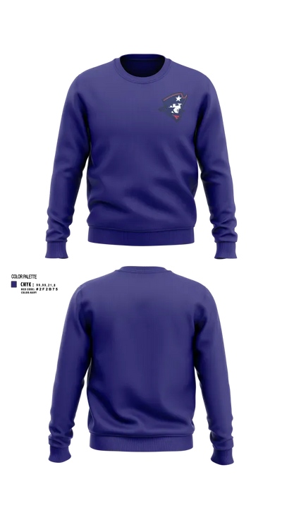 Kate Duncan Smith DAR School Volleyball 52095920 Crew Neck Sweatshirt - 53