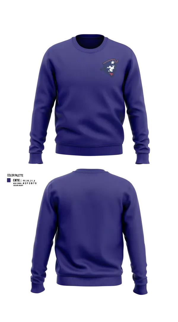 Crew Neck Sweatshirt, Kate Duncan Smith DAR School Volleyball, Women's Volleyball, Teamtime, Team time, sublimation, custom sports apparel, team uniforms, spirit wear, spiritwear, sports uniforms, custom shirts, team store, custom team store, fundraiser sports, apparel fundraiser